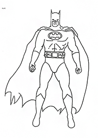 رسومات باتمان للتلوين للأطفال
