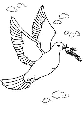 رسومات طيور للتلوين