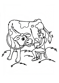 صفحات تلوين أبقار – الصفحة 30