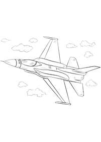airplane coloring pages - page 11