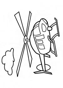 airplane coloring pages - page 18