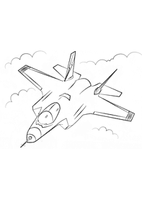 airplane coloring pages - page 3