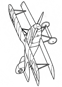 airplane coloring pages - page 30
