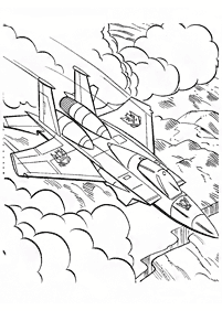 airplane coloring pages - page 34