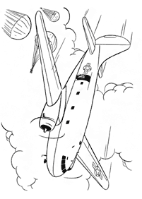 airplane coloring pages - page 36