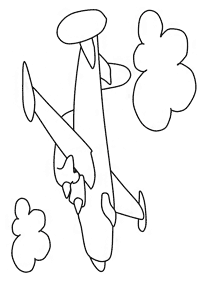 airplane coloring pages - page 42