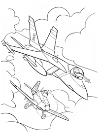 airplane coloring pages - page 43