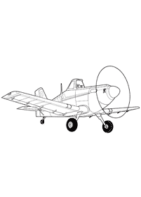 airplane coloring pages - page 44