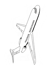 airplane coloring pages - page 50
