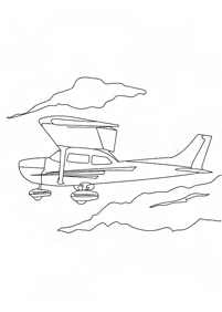 airplane coloring pages - page 57
