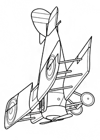 airplane coloring pages - page 6