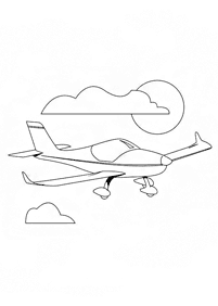 airplane coloring pages - page 61