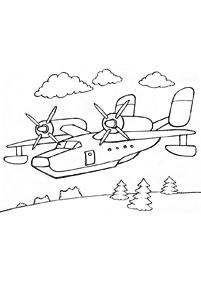 airplane coloring pages - page 68