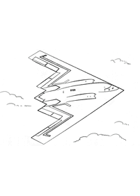 airplane coloring pages - page 7