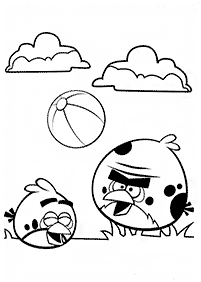 angry birds coloring pages - page 38