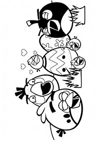 angry birds coloring pages - page 48