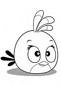 angry birds coloring pages - page 9