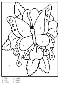 butterfly coloring pages - page 40