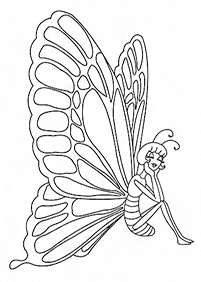 butterfly coloring pages - page 46