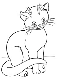 cat coloring pages - page 43