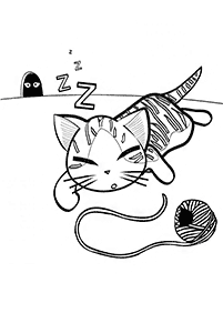 cat coloring pages - page 50