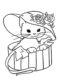 cat coloring pages - page 7