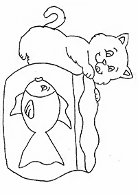 cat coloring pages - page 77
