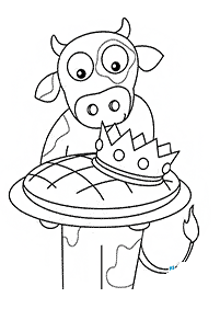 cow coloring pages - page 34
