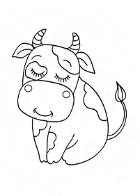 cow coloring pages - page 42
