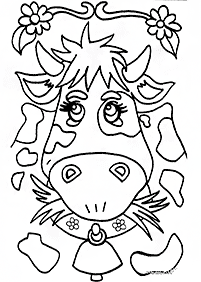 cow coloring pages - page 50