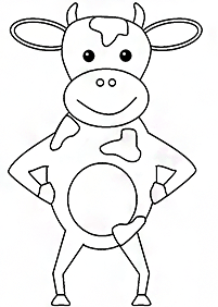 cow coloring pages - page 58