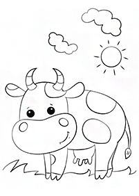 cow coloring pages - page 59
