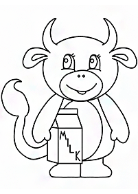 cow coloring pages - page 60