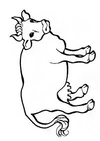 cow coloring pages - page 63