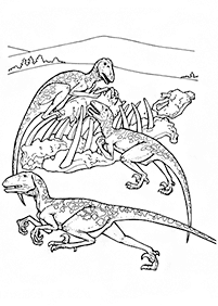 dinosaur coloring pages - page 63