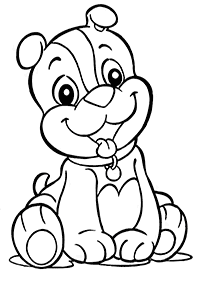 dogs coloring pages - page 19