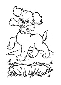 dogs coloring pages - page 40