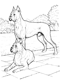 dogs coloring pages - page 41