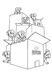 dogs coloring pages - page 43