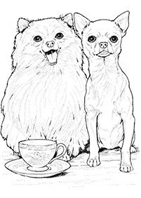 dogs coloring pages - page 69