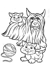 dogs coloring pages - page 71