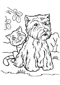 dogs coloring pages - page 75