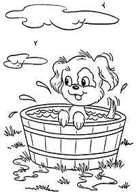 dogs coloring pages - page 80