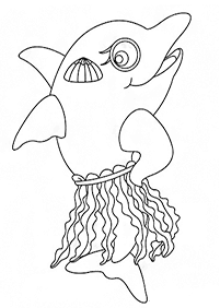 dolphin coloring pages - page 10