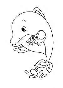 dolphin coloring pages - page 14