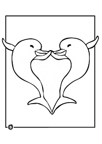 dolphin coloring pages - page 15