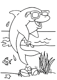 dolphin coloring pages - page 43