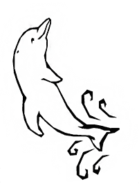 dolphin coloring pages - page 52