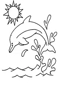 dolphin coloring pages - page 62