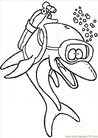 dolphin coloring pages - page 63